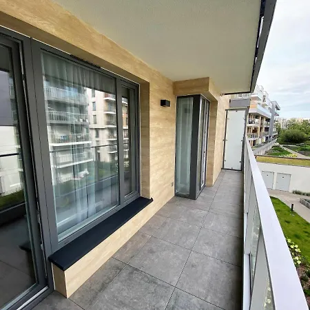 Nowy Vip Sea Gardens Przystan Letnica Morze Appartement Gdańsk